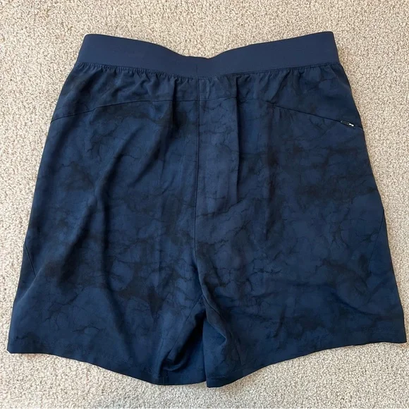 Skora & DSG Men’s Black Blue Gray Medium Workout Gym Lined Drawstring Shorts - Picture 4 of 16